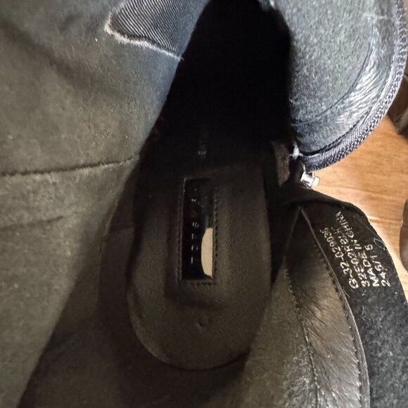 TOPSHOP Black Genuine Leather Goth Rave Electric Platform Boots Size 39/ US 8.5 - Picture 8 of 15